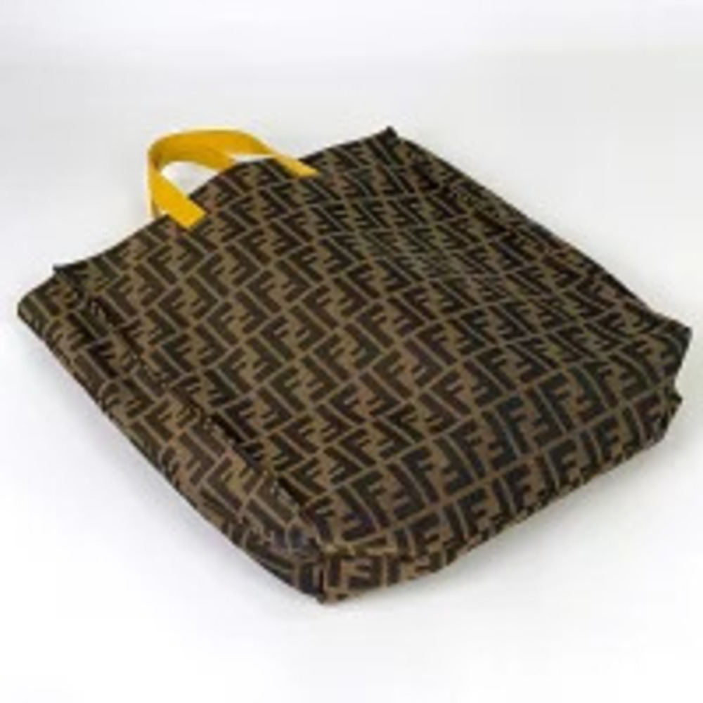 Fendi canvas tote bag Zucca brown